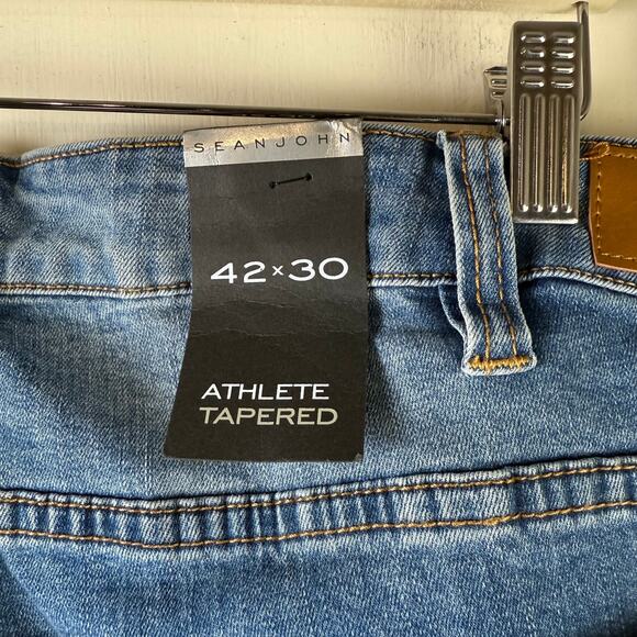 NWT sean john jeans Men Size 40 Taperded Stretch - Picture 4 of 7